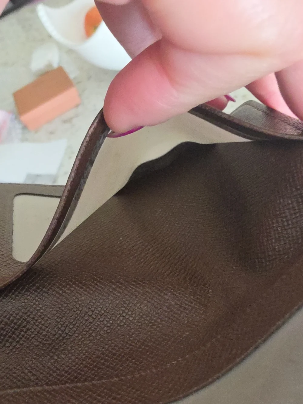 Louis Vuitton Card Case in Damier Ebene